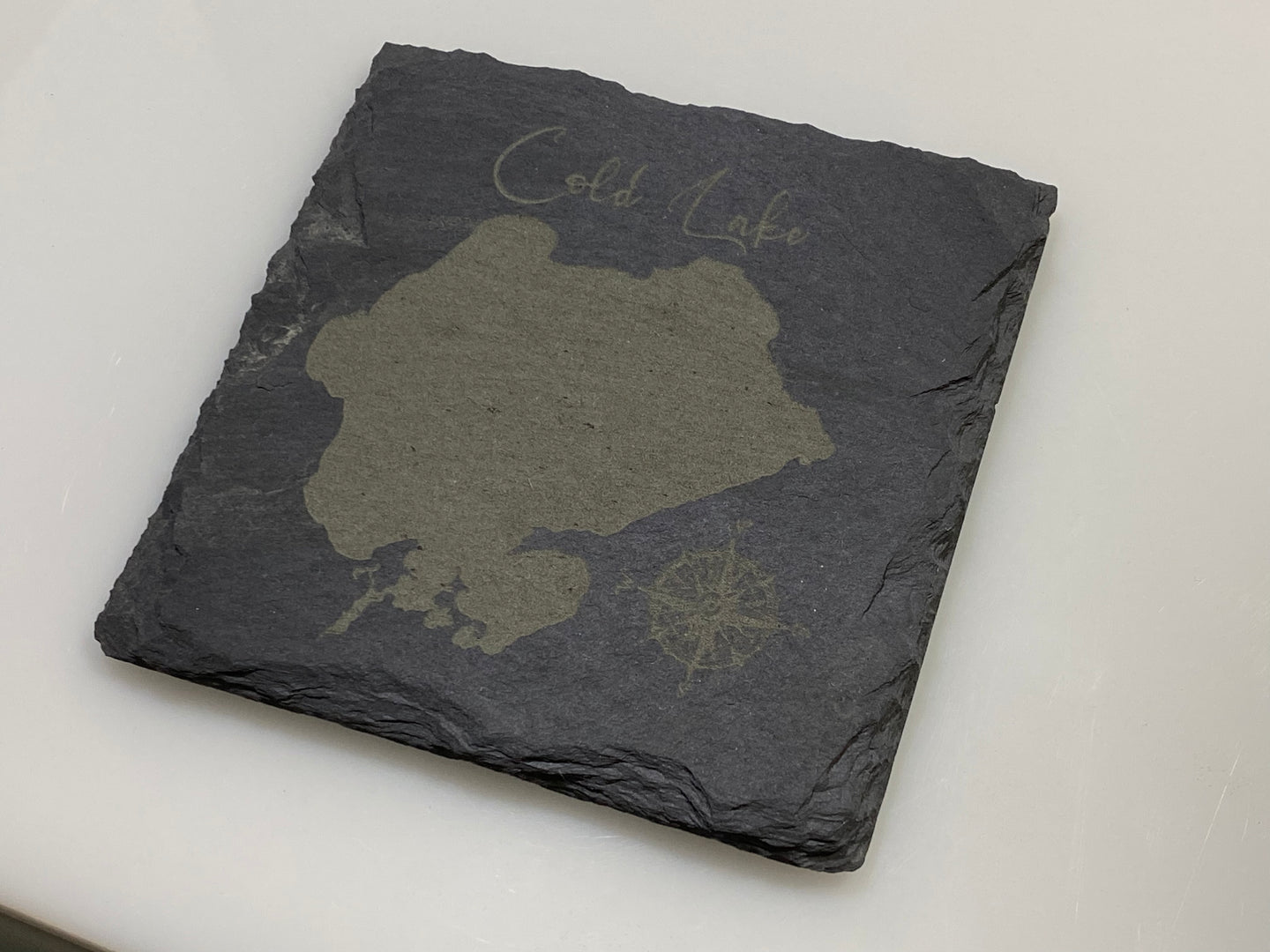 Cold Lake , AB Slate Coasters