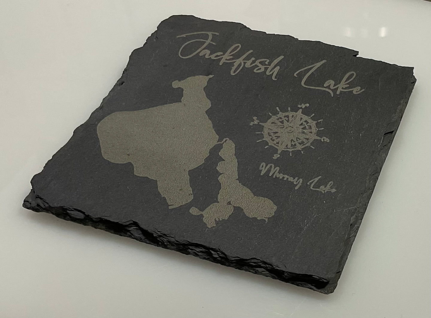 Jackfish Lake , SK Slate Coasters