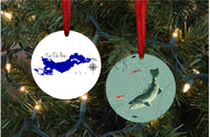 Lac Des Iles Ornament