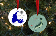 Little Fishing Lake Ornament