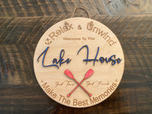 Load image into Gallery viewer, Wall sign “Lake House”
