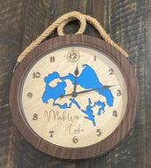 12” Makwa Lake ,SK wall clock