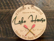 Load image into Gallery viewer, Wall sign “Lake House”
