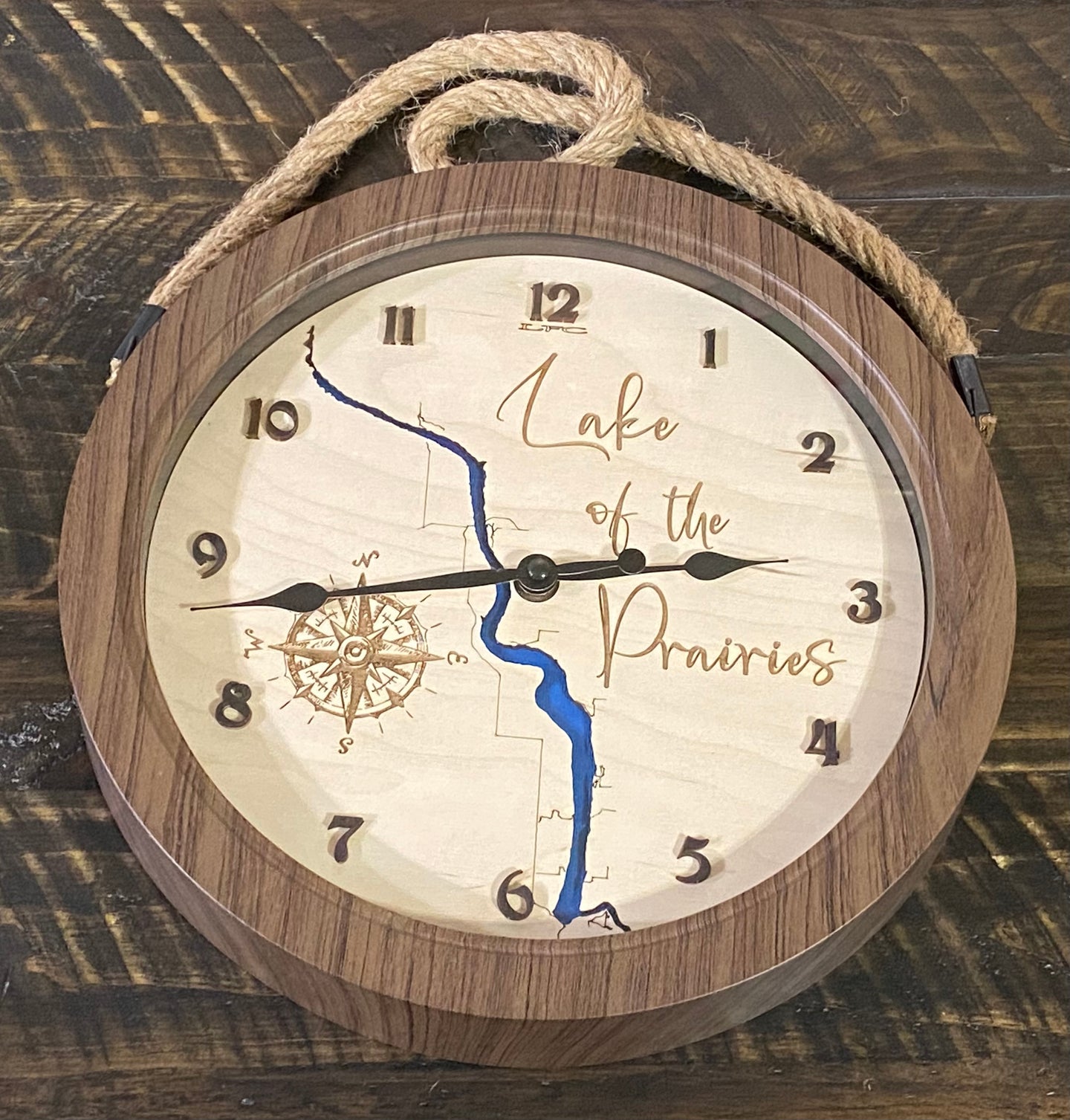 Lake of the Prairies , wall clock