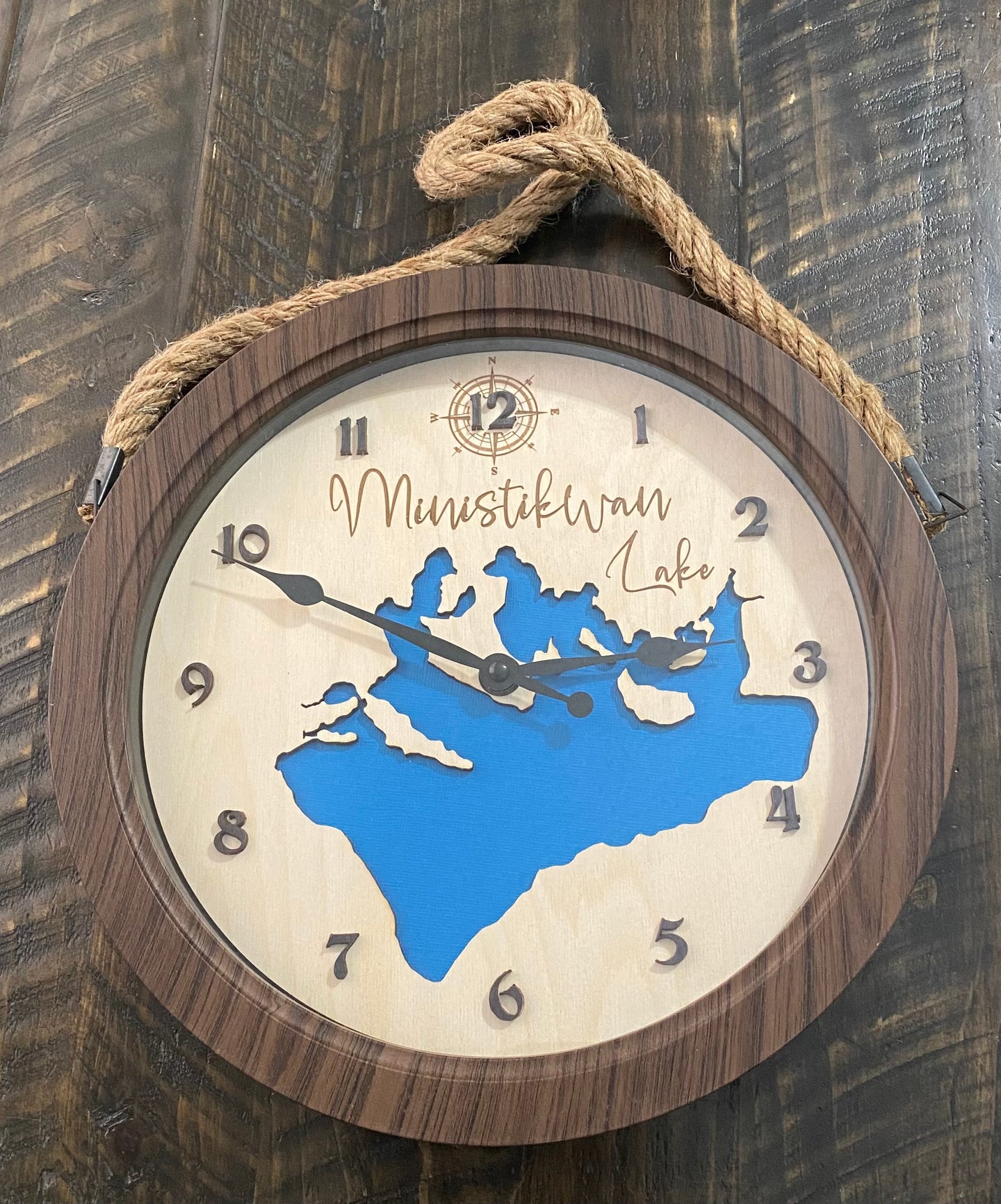 12” Ministikwan Lake , SK wall clock