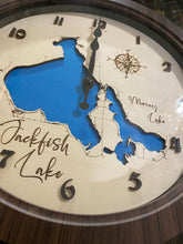 Load image into Gallery viewer, 12” Jackfish Lake , SK wall clock
