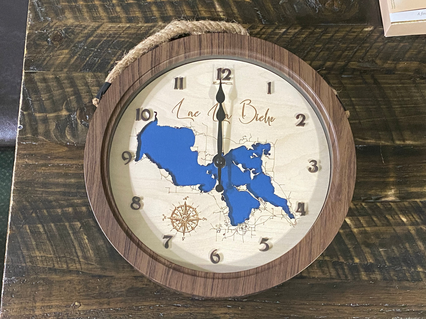 12” Lac La Biche clock , Alberta