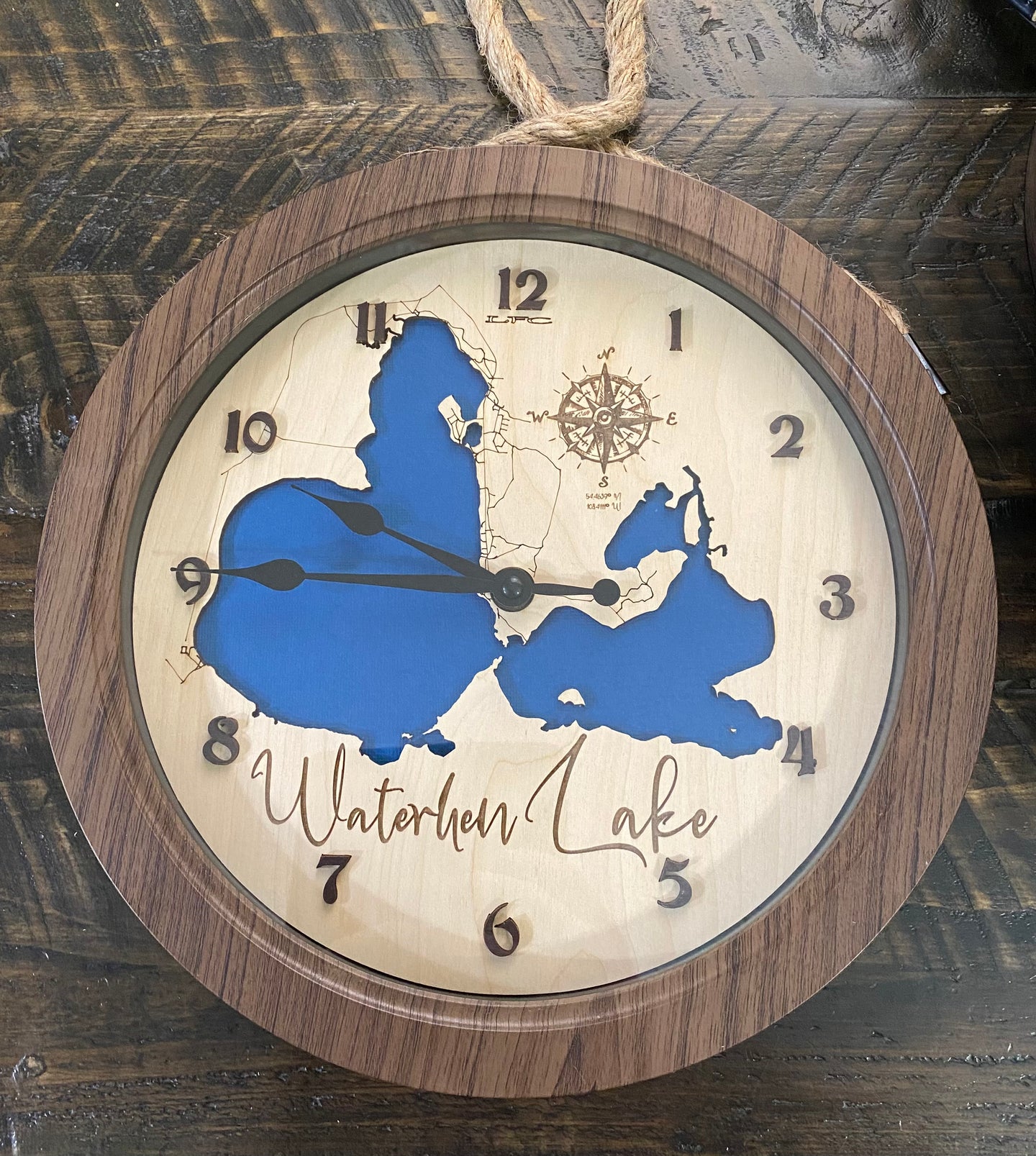 Waterhen lake , wall clock