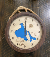 12” Jackfish Lake , SK wall clock