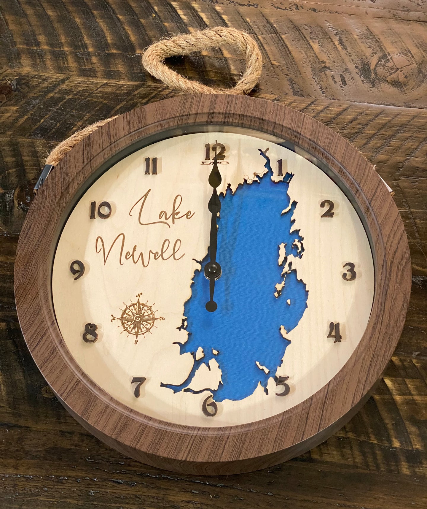 Newell Lake ,AB   Wall Clock