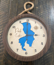 Load image into Gallery viewer, 12” Peck Lake , SK  wall clock
