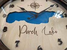 Load image into Gallery viewer, 12” Perch Lake , SK  wall clock
